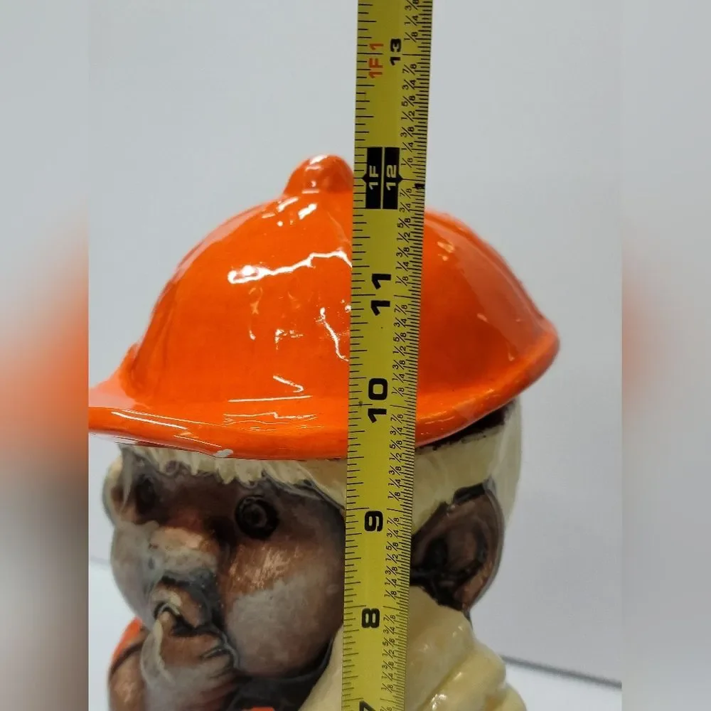 Vintage Treasure Craft Ceramic Boy w/Baseball Cap, Glove & Finger in His Mouth